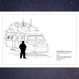 NF-01 Ink Technical Art – Ferrus Industrial Structure